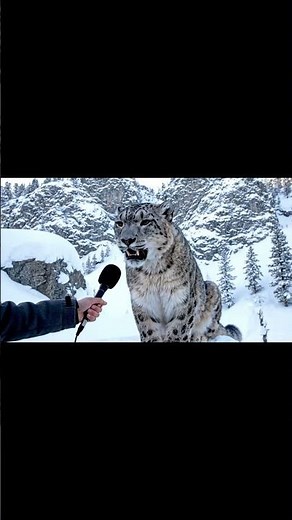 Snow Leopard Shares the Funniest Struggle of Its Day 🐆❄️ | WildTales