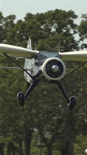 1943 Stinson Reliant Fly By at Turkey Mountain Fly-In #Aviation #Airplanes #shorts