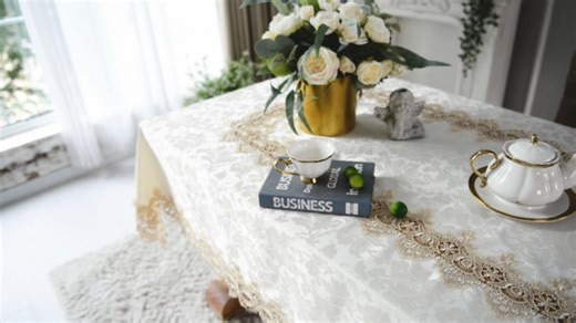 Watch Decorate your home with exquisite lace tablecloth on Amazon Live