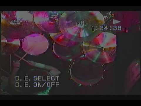 Pearl Jam live - Dave Abbruzzese 'overhead view' drums Porch 1992