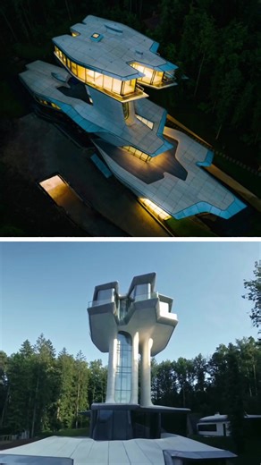 Zaha Hadid's Unique House in Barvikha Forest, Moscow