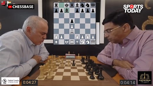 1.7K views · 26 reactions | Clutch Chess Legends: How Vishy Anand failed to monitor the clock to lose on time vs Garry Kasparov? |Sports Today #VishyAnand #GarryKasparov #ClutchChess #ChessLegends #Chess24 #ChessBase #AnandKasparov #ChessDrama #ChessHighlights #SportsToday | Sports Today | Facebook