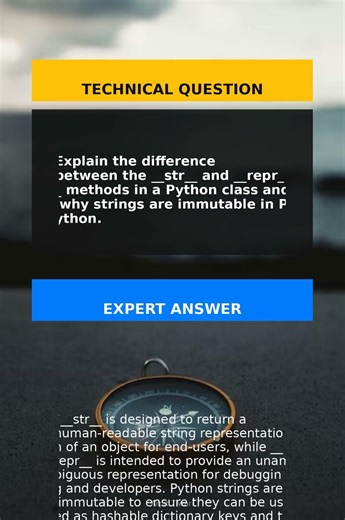 Python Strings and OOPs Interview Q&A #Shorts