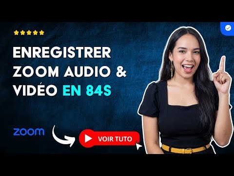 Comment ENREGISTRER une RÉUNION sur ZOOM avec AUDIO et VIDÉO en 84 S