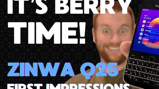 新黑莓经典 (Zinwa Q25) 初识体验 | 全键盘复兴！