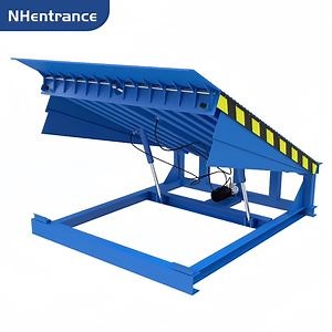 [Hot Item] Durable Automatic Stationary Hydraulic Dock Leveler with Double Cylinder for Warehouse Loading