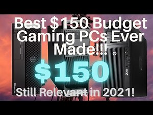 Best $150 Budget Gaming PCs Ever Made! Power, Performance and Flexibility. Still Relevant in 2021