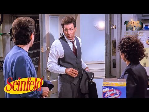 Kramer's got a corporate job | Seinfeld (1989)