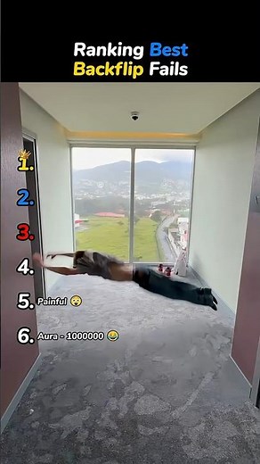 Ranking Best Backflip Fails 🤣