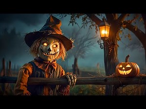 Relaxing Halloween Ambience 🎃 Ghostly Night at the Abandoned Mansion 👻 Creepy Sounds
