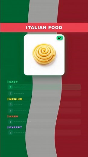 Can YOU Name All 6 Italian Foods? Last One is IMPOSSIBLE! #italianfood #quiz #italy #english