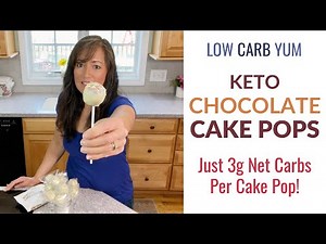 Low Carb Keto Cake Pops (Gluten-Free)