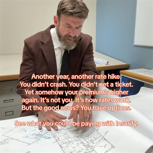 You deserve good, affordable insurance. Insurify makes it super easy to buy coverage on your terms, at your price. Compare dozens of quotes side-by-side from 120 carriers. Starting at $29/month with same-day savings. ✅ Fast — compare quotes in 60 seconds ✅ Direct — buy online, no phone calls ✅ Respectful — we don't spam you. Period When was the last time you shopped for car insurance? You could save up to $1,025 a year. We're here to make buying affordable car, home, renters, and pet insurance e