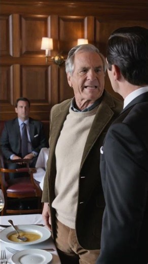 A Restaurant Manager Threw a "Poor" Old Man Out for Eating Soup in a Worn Jacket — Until the H...