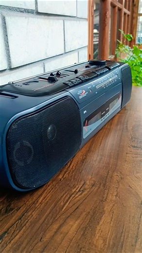 classical stereo 8303 BPL Sanyo cassette to cassette recorder boombox#shortsviral #video trending