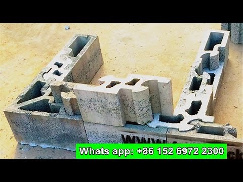 how to build habiterra block ( interlocking brick) house, build house with construction technology