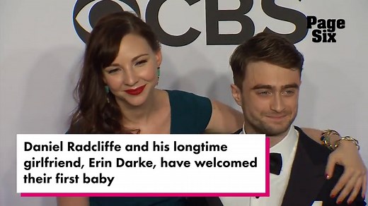 Daniel Radcliffe and girlfriend Erin Darke welcome their first baby