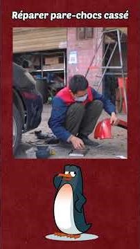 Réparation professionnelle de pare-chocs fissuré — Technique complète étape par étape