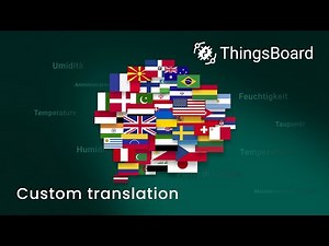 🌍ThingsBoard IoT Dashboard Localization Tutorial