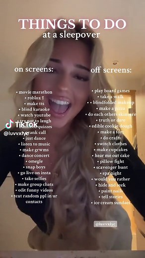 Exciting Activities to Do at a Sleepover