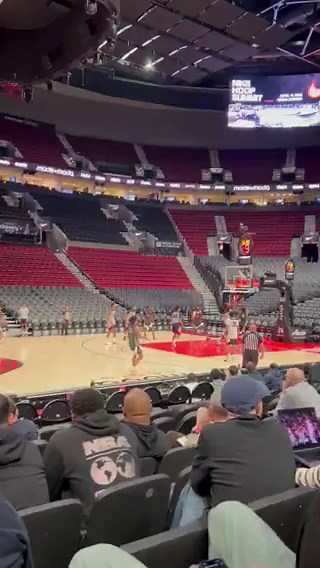 West Virginia commit Aliou Dioum doing his thing in a scrimmage against USA basketball at the Nike Hoop Summit.