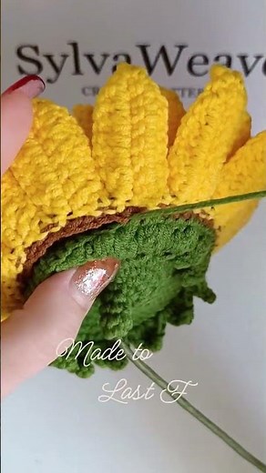 Crochet Sunflower 🌻 | Easy Pattern + Beginner Friendly DIY