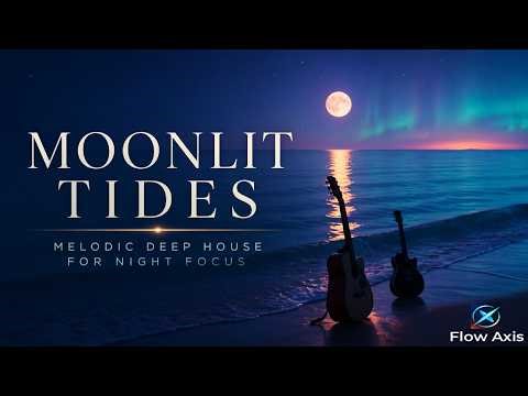 Moonlit Tides | Melodic Deep House with Guitar for Night Focus