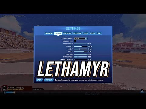 Rocket League: Lethamyr BEST Settings (in desc)
