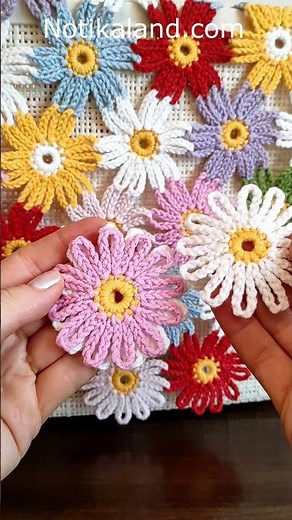 Crochet flower pattern