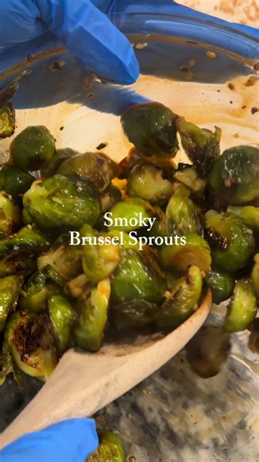 Roasted Brussels Sprouts with Chipotle-Maple Butter Sauce