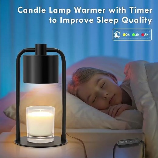candle warmer lamp with timer