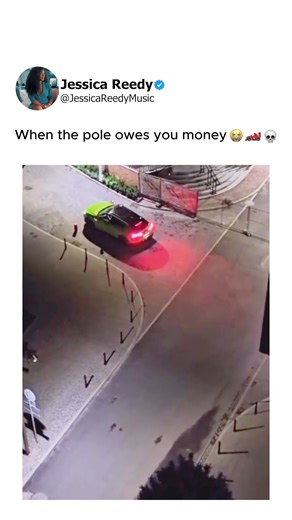 Late-night drama! one car, one pole! too much determination😭 | Jessica Reedy