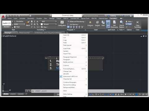 Autodesk AutoCAD 2015 Tutorial | Multi-Line Text Enhancements