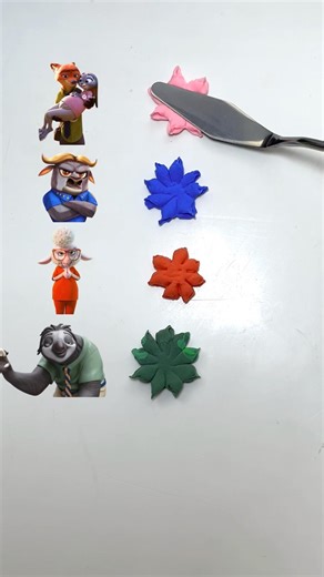 🌼Zootopia Color Mixing #colors #zoo #zootopia #shorts #colormixing #satisfying