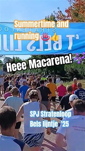 👟 Running the Macarena! 🎶🙆| Start of a Dutch running event | The Dutch runner🏃🇳🇱