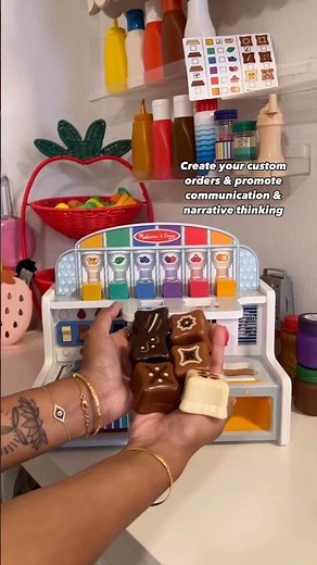 Melissa & Doug | Wooden Chocolate Factory Play Set