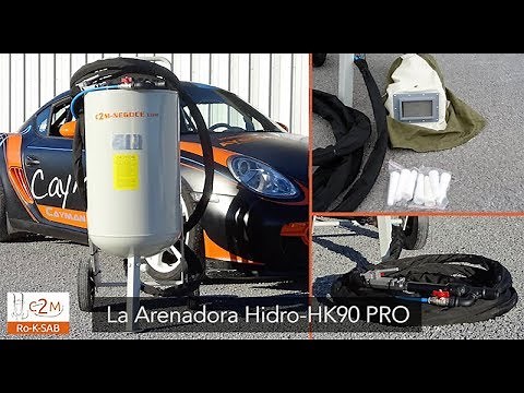 Arenadora HK90PRO, maquina de chorro de arena