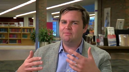 J.D. Vance wrote "Hillbilly Elegy" because it was, in some ways, the story of his life and growing up in Middletown. Watch the full interview -- and see what he has to say about a second book -- here: http://bit.ly/2wuUCKa | WCPO 9
