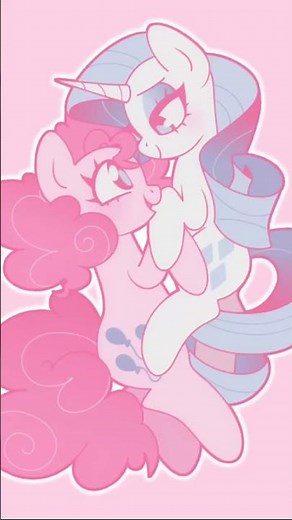Pinkie Pie x Rarity #mlp #lgbtq #shipping