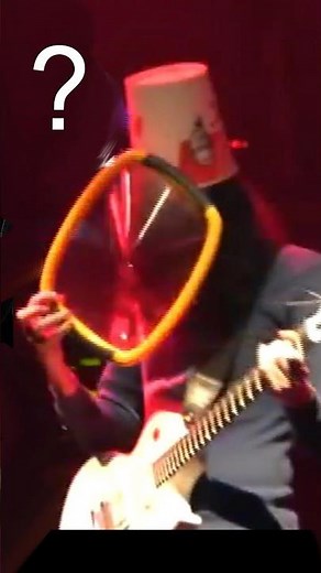 What is Buckethead doing???😕#guitar #music #buckethead #shorts #unmasked #gunsnroses #rare #mystery