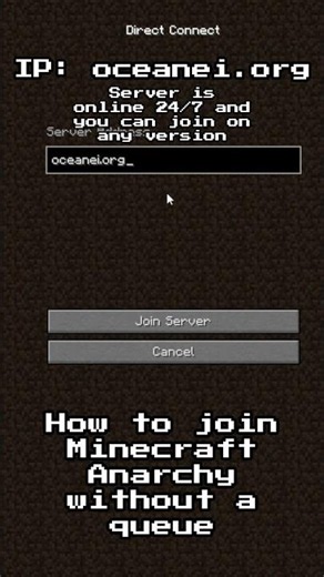 How to play minecraft anarchy without a queue! #2b2t