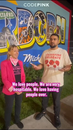 7.3K views · 707 reactions | Racist Rep. Randy Fine is pushing his so-called “No Sharia Act,” a nonsensical bill that only increases Islamophobia. He uses Dearborn, MI as a “threat” because of its large Arab population. Meanwhile, the only “Muslim law” in Dearborn is Shawarma Law: Extra garlic, diversity, and love. Hate can’t compete with that. | CODEPINK: Women For Peace | Facebook