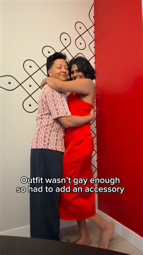 Subiksha Subramani 🇨🇦🇮🇳 | Need my masc as an accessory 😉 #queer #wlw #desiqueer #married #masc #fem | Instagram