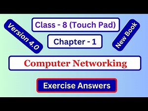 Class 8 Computer Chapter 1 Question Answer | Touchpad Plus Ver 4.0 | Computer Class 8 Touchpad Ver 4