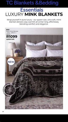 Table Charm now has blankets. Wrap yourself in pure luxury with queen size, ultra-soft, mink blankets delivers cosy warmth all winter long #tablecharm #tcdirect #tcminkblankets #tcbedding #bedroommakeover