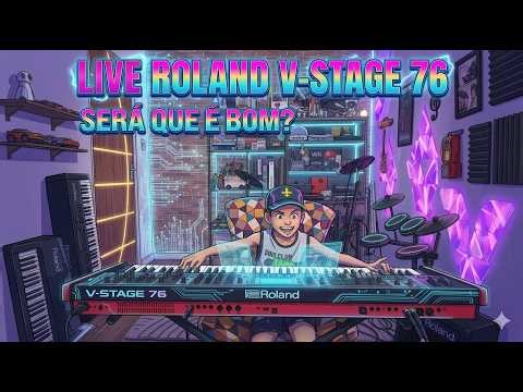 LIVE ROLAND V-STAGE 76- SERá QUE É BOM? - COM TIAGO MALLEN - LINK DOS SORTEIOS ABAIXO DO VIDEO.