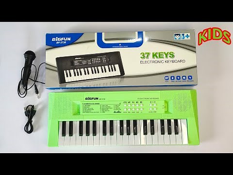Bigfun 37 Keys Electronic Keyboard Unboxing BF-3738 jungoo toy tv