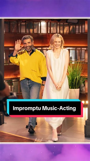 Kelly Clarkson's Impromptu Music-Acting Challenge with Oscar Isaac & Carey Mulligan