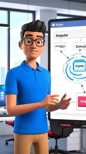 Why Angular Knows Everything You Do 😱 | zone.js Explained (Cartoon) #angular #zone #webdevelopment