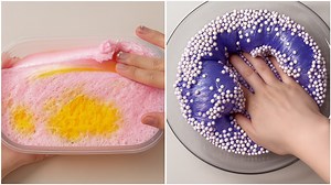 Slime ASMR Clip – Just Texture and Movement Slime Play – ASMR Without Music